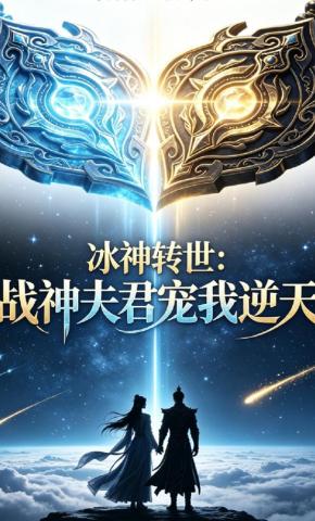 短剧《冰神转世：战神夫君宠我逆天》海报
