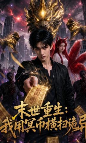短剧《末世重生：我用冥币横扫诡异》海报