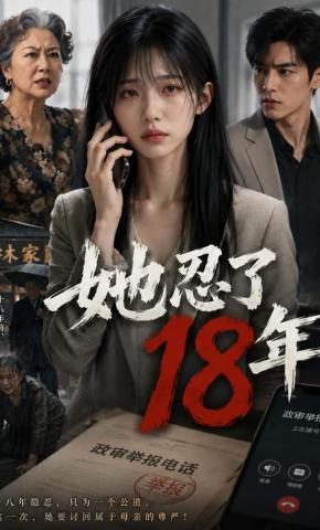 短剧《她忍了18年》海报