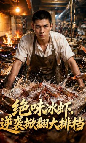 短剧《绝味冰虾，逆袭掀翻大排档》海报