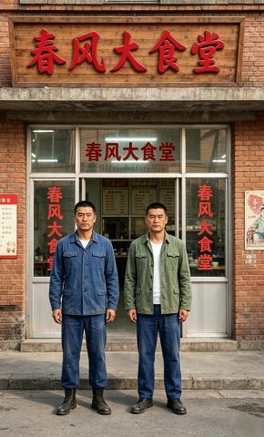 短剧《春风大食堂》海报
