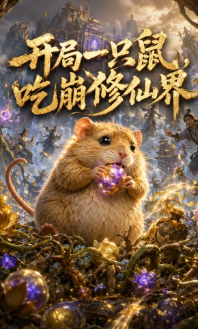短剧《开局一只鼠，吃崩修仙界》海报