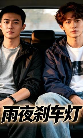 短剧《雨夜刹车灯》海报