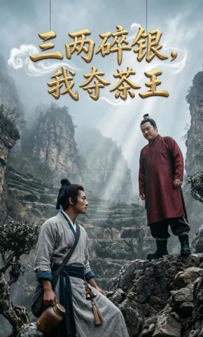 短剧《三两碎银，我夺茶王》海报