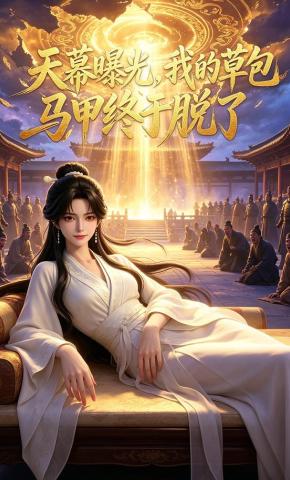 短剧《天幕曝光，我的草包马甲终于脱了》海报