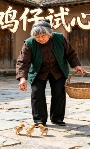短剧《鸡仔试心》海报