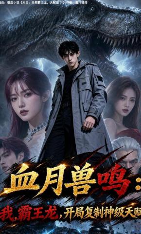 短剧《血月兽鸣：我，霸王龙，开局复制神级天赋》海报