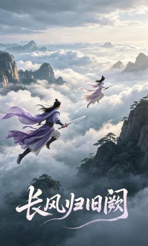 短剧《长风归旧阙》海报