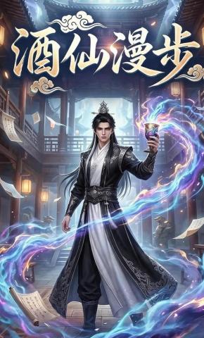 短剧《酒仙漫步》海报