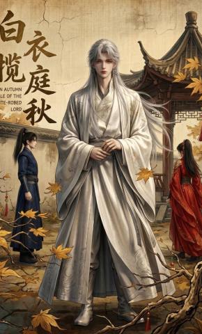 短剧《白衣揽庭秋》海报