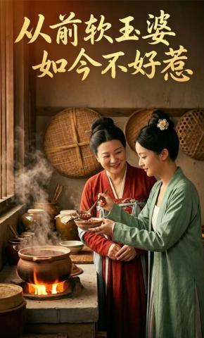 短剧《从前软玉婆，如今不好惹》海报
