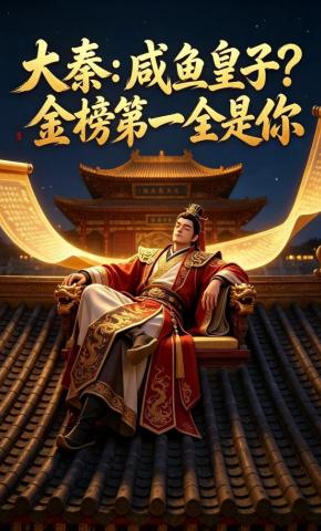 短剧《大秦：咸鱼皇子？金榜第一全是你》海报