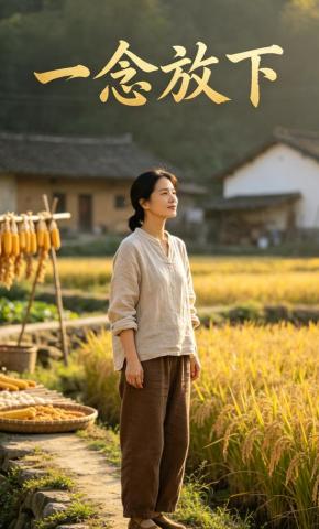 短剧《一念放下》海报