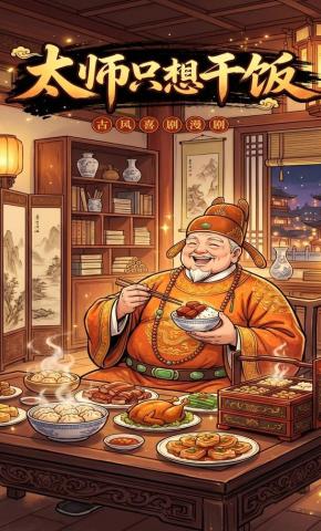短剧《太师只想干饭》海报