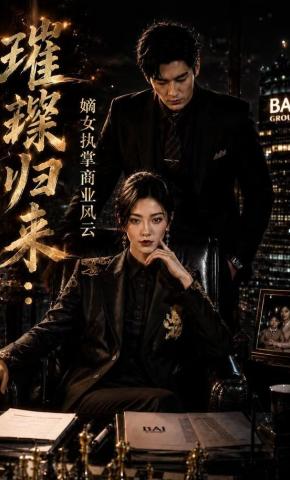 短剧《璀璨归来：嫡女执掌商业风云》海报