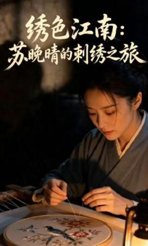 短剧《绣色江南：苏晚晴的刺绣之旅》海报