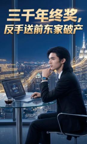 短剧《三千年终奖，反手送前东家破产》海报