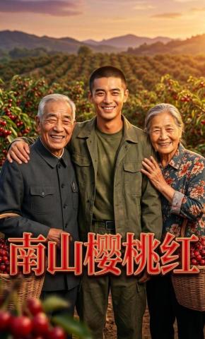 短剧《南山樱桃红》海报