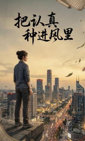 短剧《把认真种进风里》海报