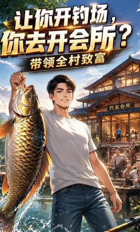短剧《让你开钓场，你去开会所？带领全村致富》海报