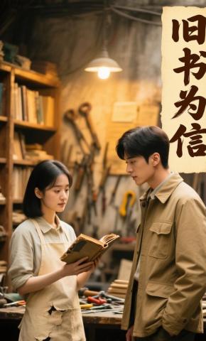 短剧《旧书为信》海报