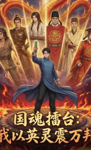 短剧《国魂擂台：我以英灵震万邦》海报