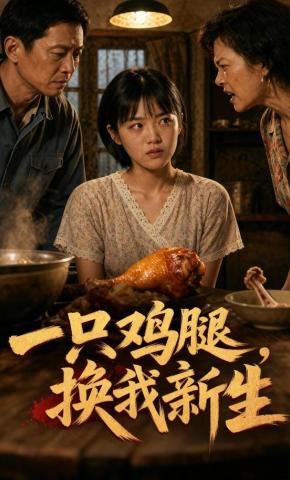 短剧《一只鸡腿，换我新生》海报
