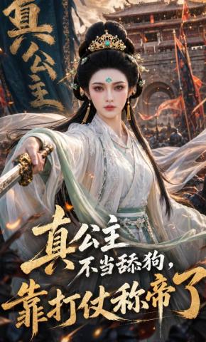 短剧《真公主不当舔狗，靠打仗称帝了》海报