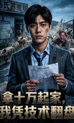 短剧《拿十万起家，我凭技术翻盘》海报