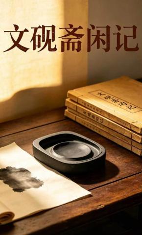 短剧《文砚斋闲记》海报