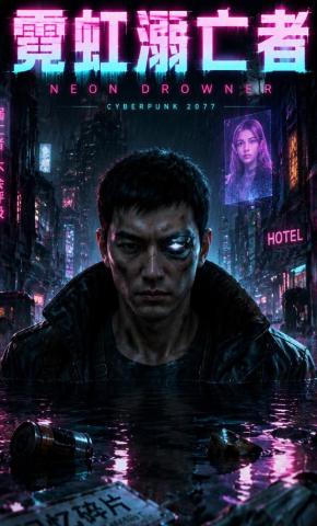 短剧《霓虹溺亡者》海报