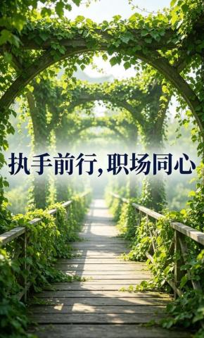 短剧《执手前行，职场同心》海报