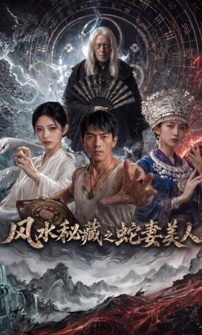 短剧《风水秘藏之蛇妻美人》海报