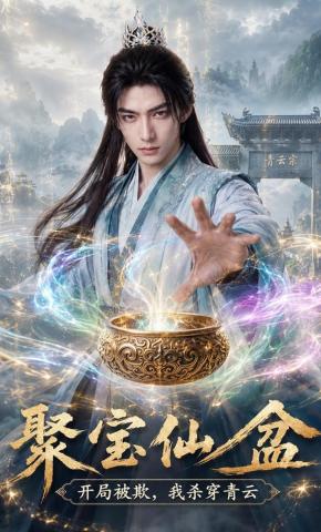 短剧《聚宝仙盆：开局被欺，我杀穿青云》海报
