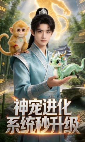 短剧《神宠进化系统，秒升级》海报