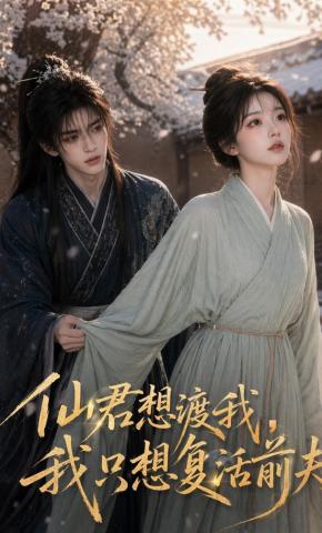 短剧《仙君想渡我，我只想复活前夫》海报