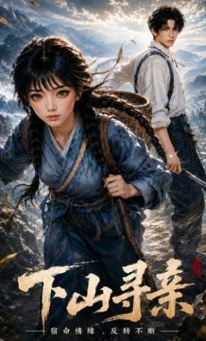 短剧《下山寻亲》海报