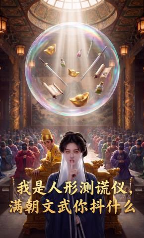 短剧《我是人形测谎仪，满朝文武你抖什么》海报