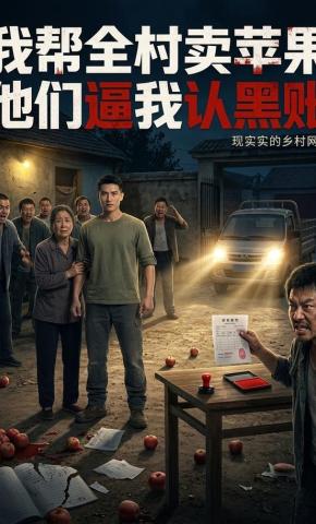 短剧《我帮全村卖苹果，他们逼我认黑账》海报