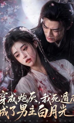 短剧《穿成炮灰，我死遁后成了男主白月光》海报