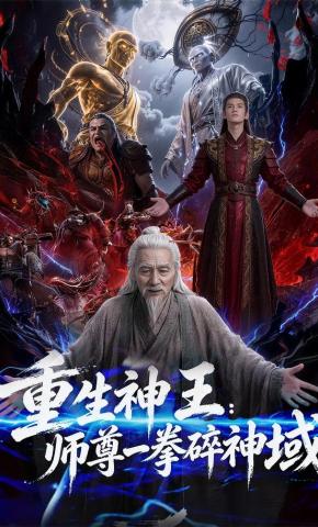 短剧《重生神王：师尊一拳碎神域》海报