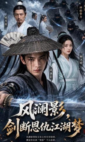 短剧《风澜影，剑断恩仇江湖梦》海报