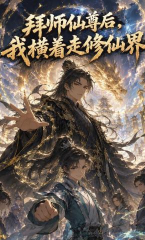 短剧《拜师仙尊后，我横着走修仙界》海报
