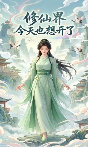 短剧《修仙界今天也想开了》海报