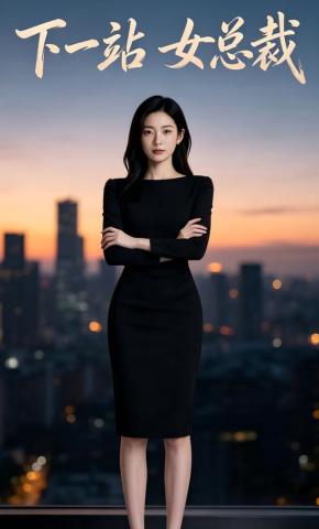 短剧《下一站女总裁》海报