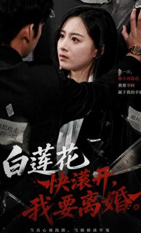 短剧《白莲花快滚开，我要离婚》海报