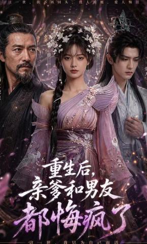 短剧《重生后，亲爹和男友都悔疯了》海报