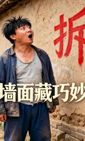 短剧《墙面藏巧妙》海报