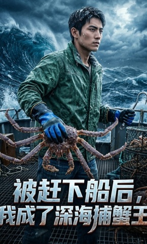 短剧《被赶下船后，我成了深海捕蟹王》海报