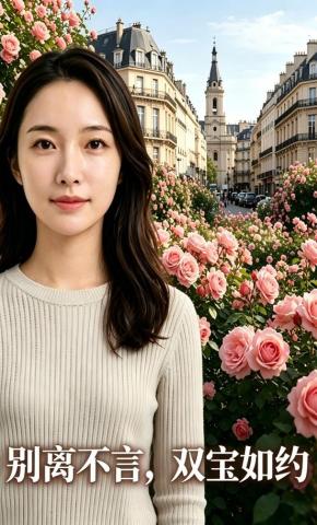 短剧《别离不言，双宝如约》海报